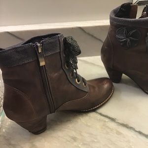 Spring Step Brown Booties